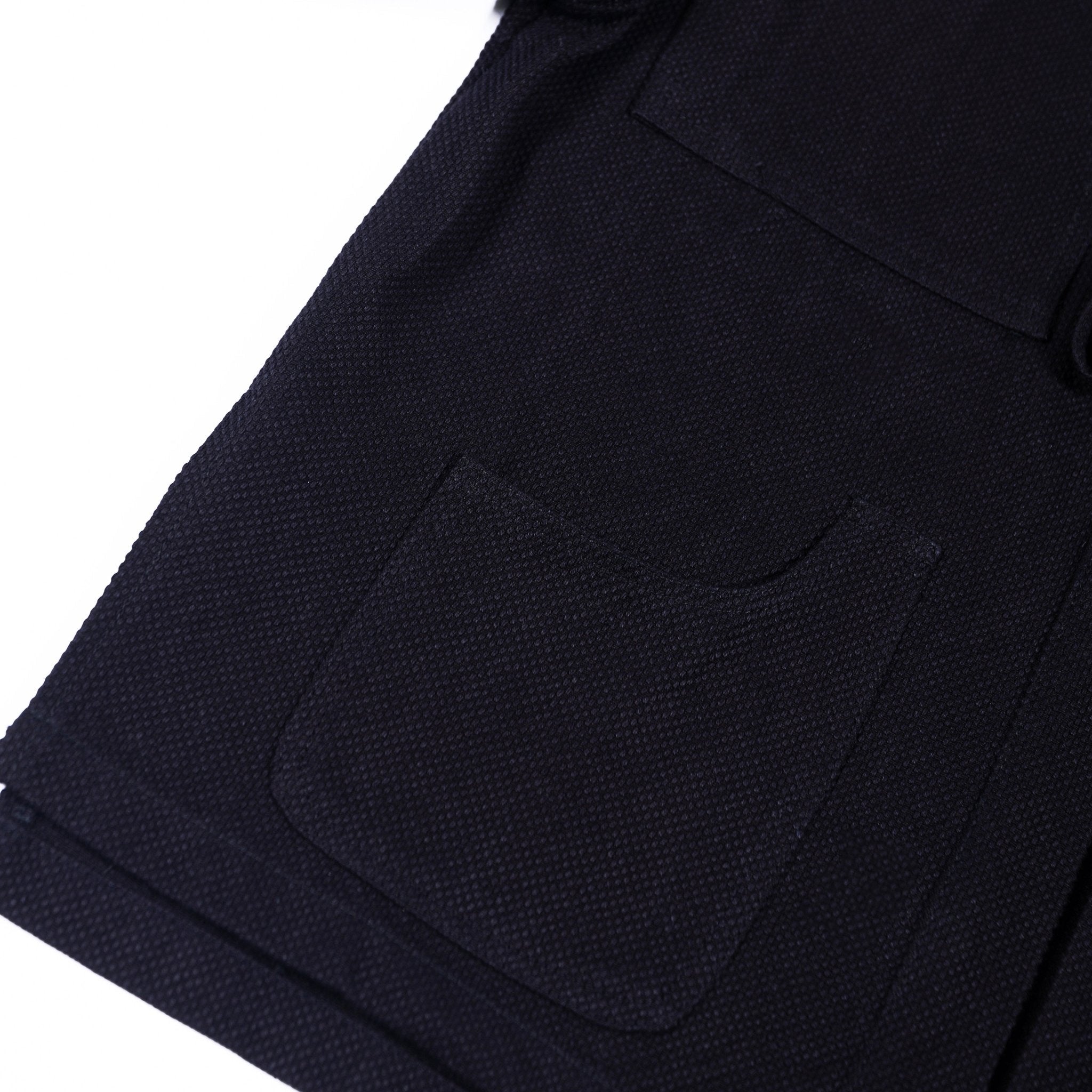 墨色套染紺桔梗劍道服羽織Ink Black Over Dyeing Konkikyou Haori