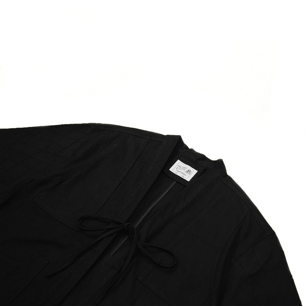 墨色套染紺桔梗劍道服羽織Ink Black Over Dyeing Konkikyou Haori