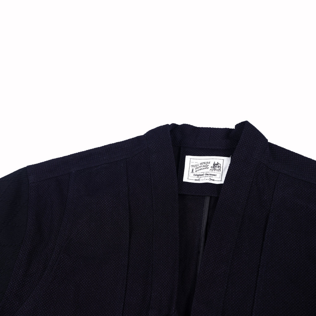 墨色套染紺桔梗劍道服羽織Ink Black Over Dyeing Konkikyou Haori