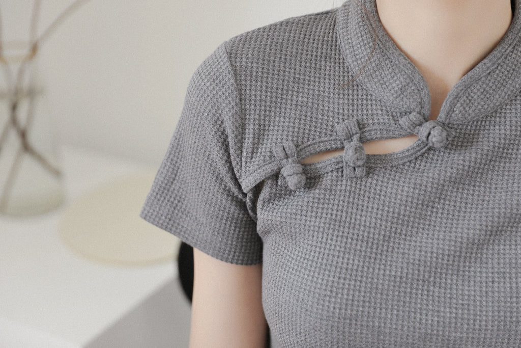 Waffle KF Crop Tee